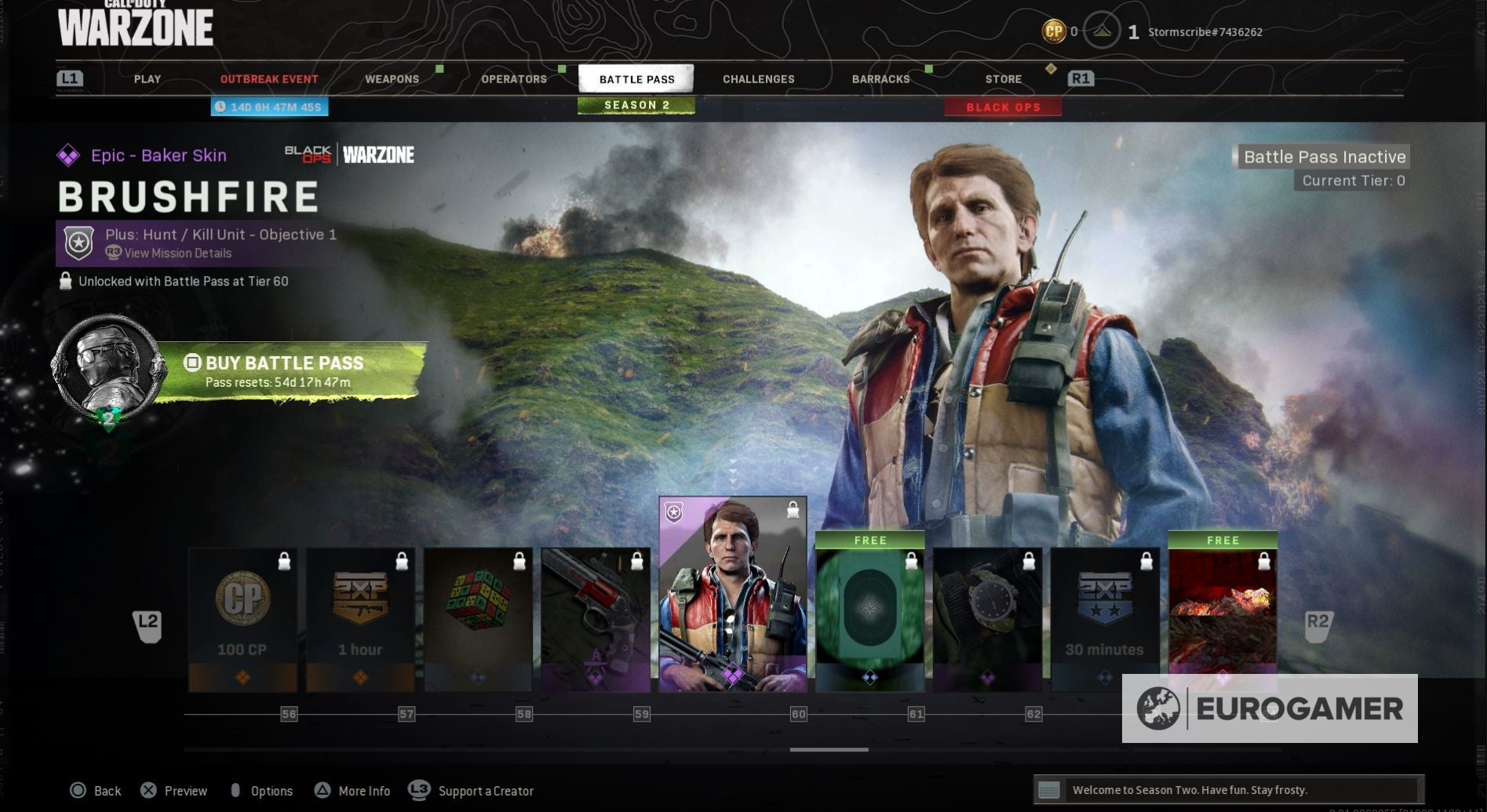 Black Ops   Cold War  Warzone Season 2 Battle Pass skins and Operators  including Naga  Park and Tier 100 rewards - 16