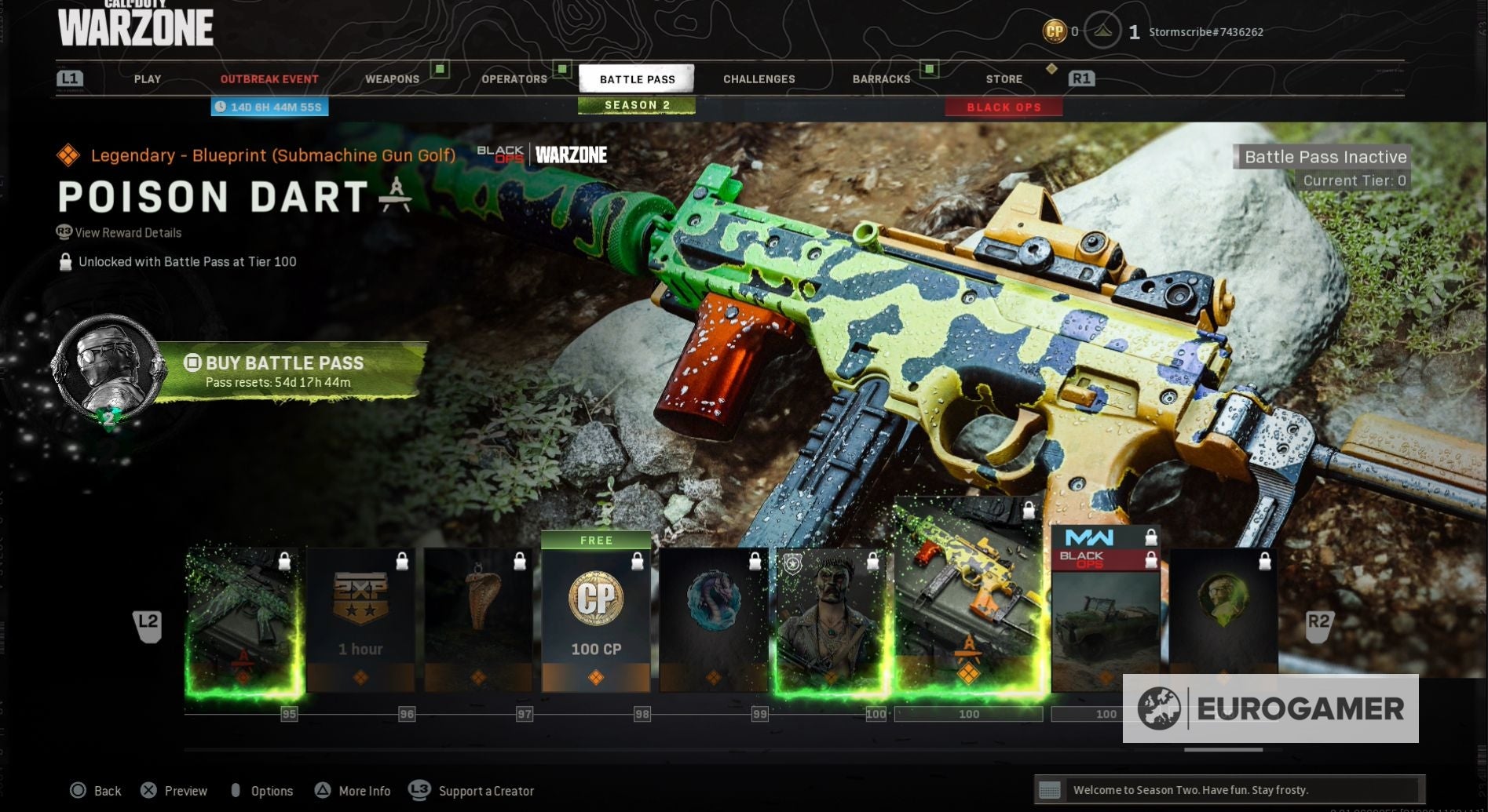 Black Ops   Cold War  Warzone Season 2 Battle Pass skins and Operators  including Naga  Park and Tier 100 rewards - 78