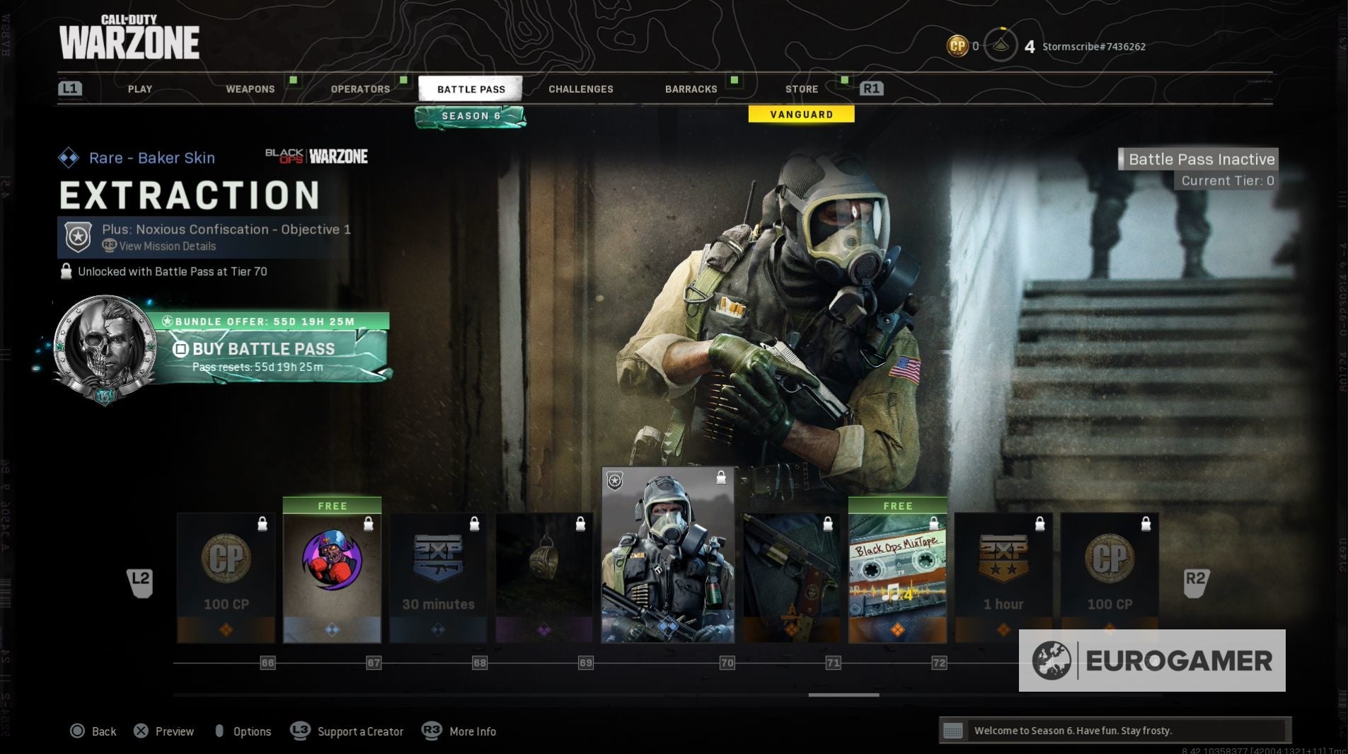 Black Ops   Cold War  Warzone Season 6 Battle Pass skins and Operators  including Panda  Mason and Aurora Borealis Tier 100 rewards - 65