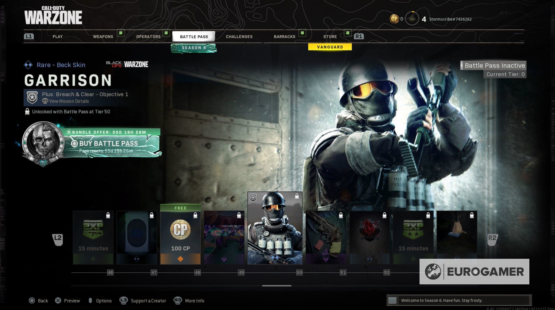 Black Ops   Cold War  Warzone Season 6 Battle Pass skins and Operators  including Panda  Mason and Aurora Borealis Tier 100 rewards - 46
