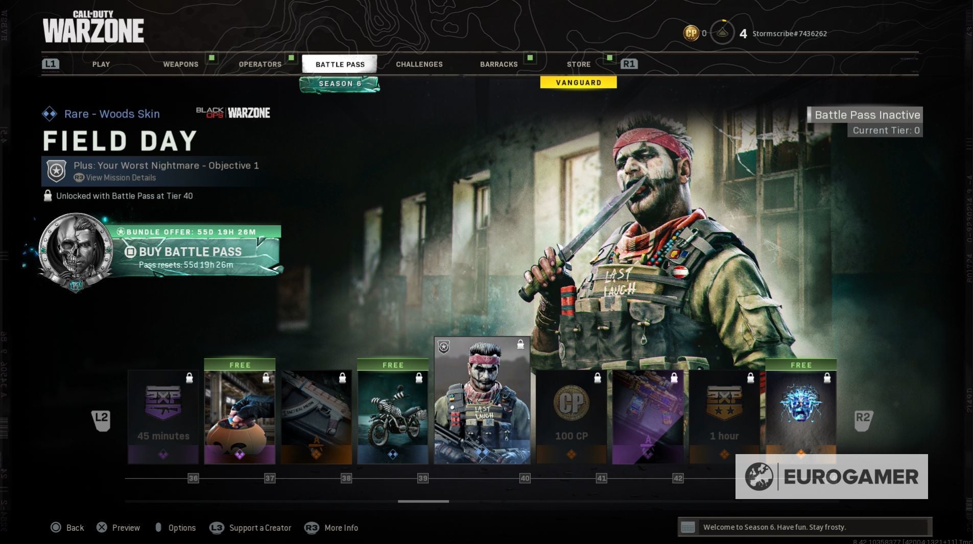 Black Ops   Cold War  Warzone Season 6 Battle Pass skins and Operators  including Panda  Mason and Aurora Borealis Tier 100 rewards - 87