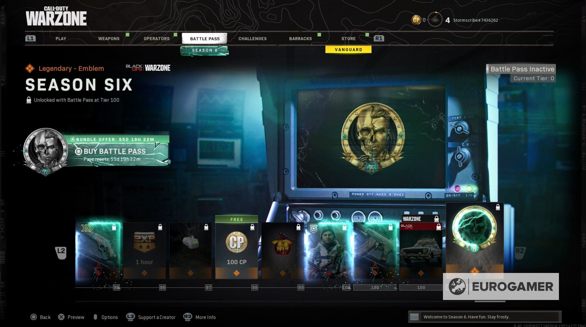 Black Ops   Cold War  Warzone Season 6 Battle Pass skins and Operators  including Panda  Mason and Aurora Borealis Tier 100 rewards - 31