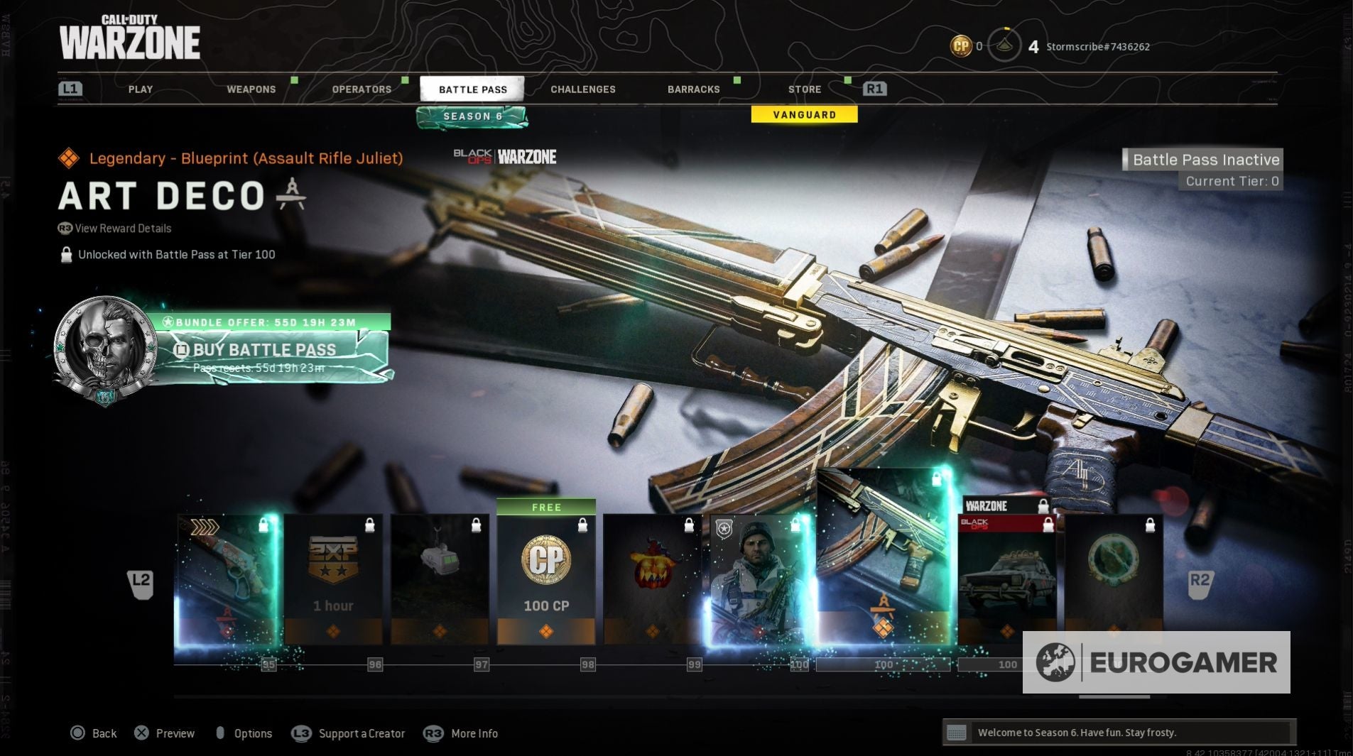 Black Ops   Cold War  Warzone Season 6 Battle Pass skins and Operators  including Panda  Mason and Aurora Borealis Tier 100 rewards - 42