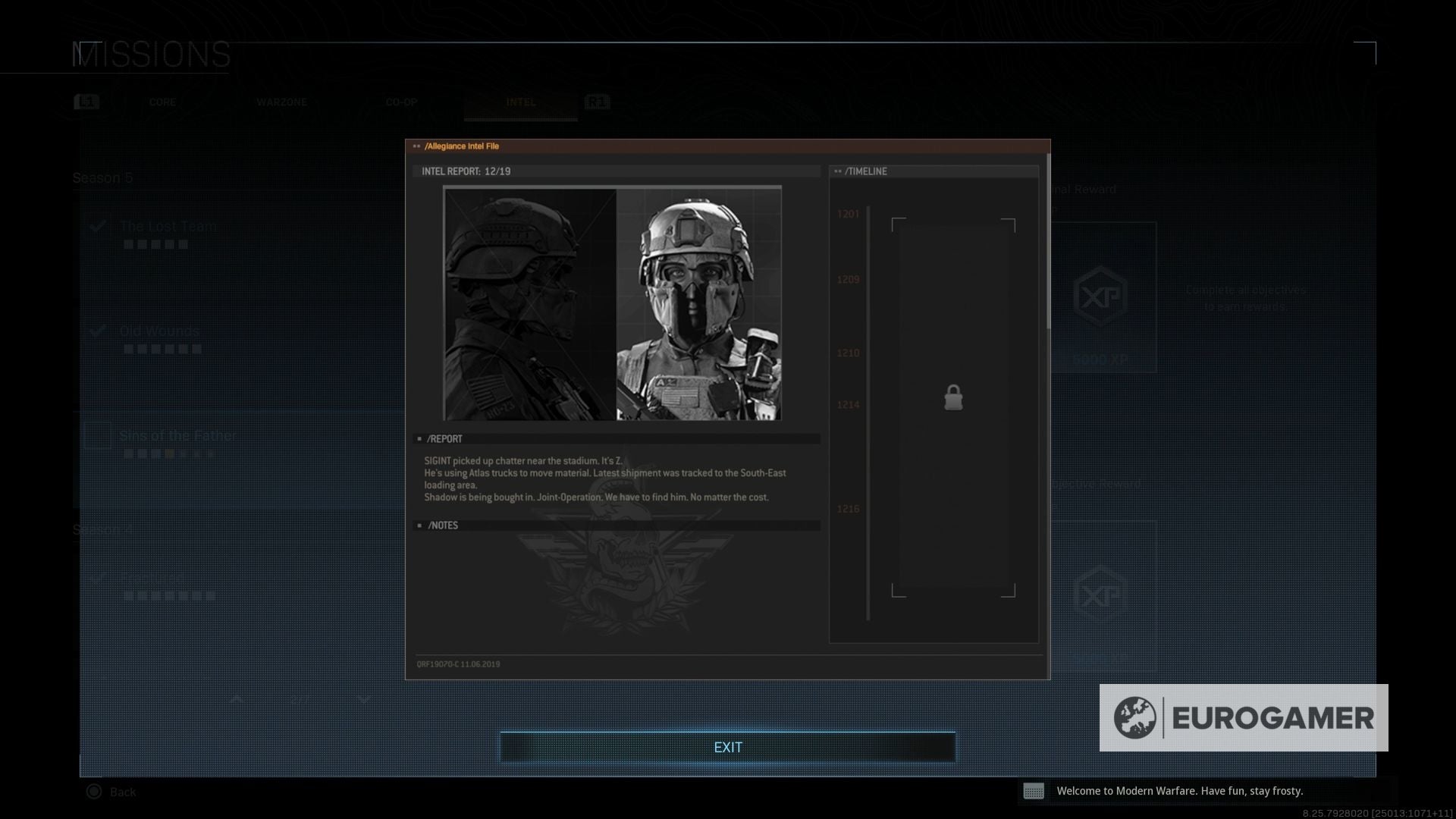 Warzone Sins of the Father Intel locations  Where to find the CCTV metro and shipment locations - 74