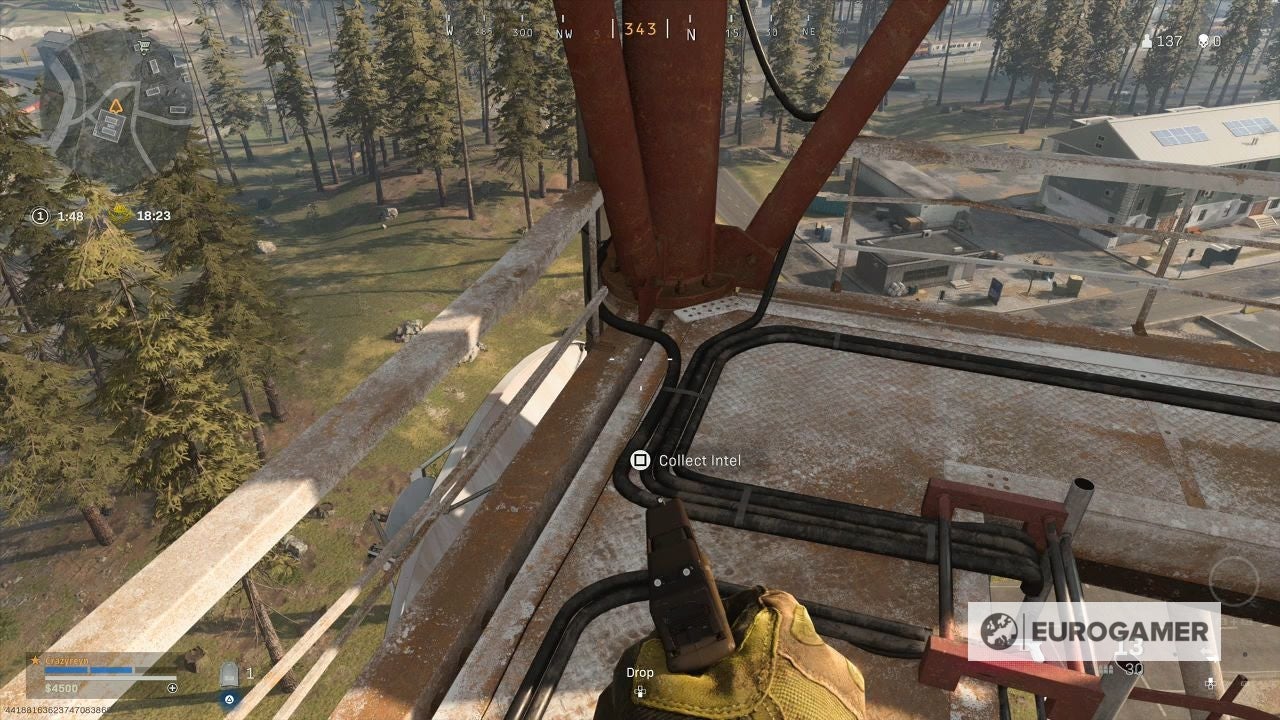 Warzone The Lost Team Intel locations  Where to find all Signal Interference comm tower locations - 49