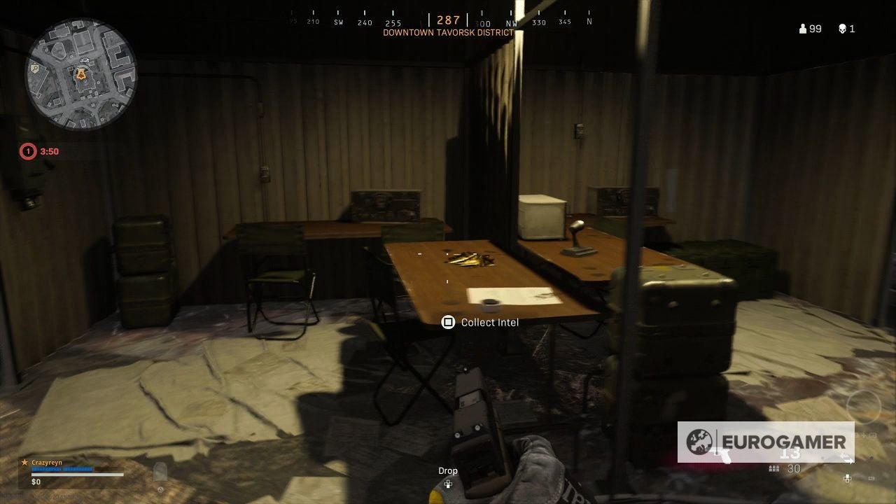Warzone Tighten the Noose Intel locations  Where to find Verdansk Bank  Bunker 1 locations - 18