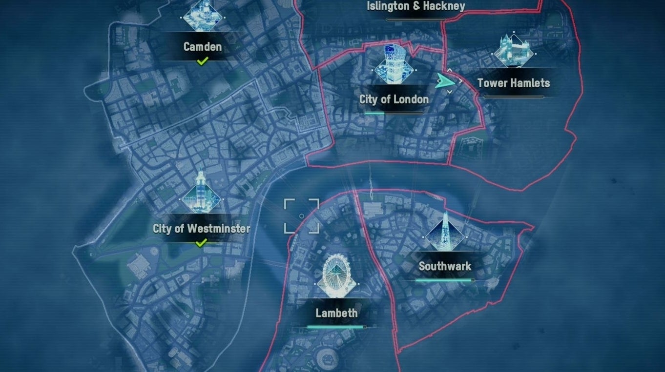 Afbeeldingen van Watch Dogs: Legion map: Locaties van herkenningspunten in Londen, plus nauwkeurigheid map en grenzen uitgelegd