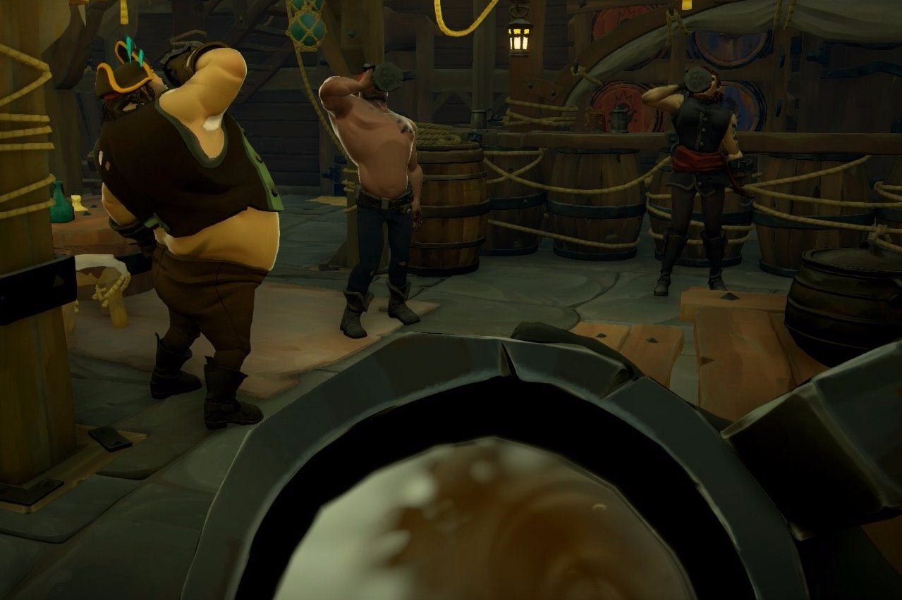 Image for Watch: Sea of Thieves lets you be a musical, drunk pirate