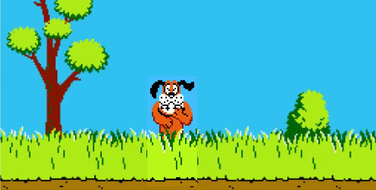 Obrazki dla Pies z Duck Hunt jedną z nowych postaci w Super Smash Bros. 3DS