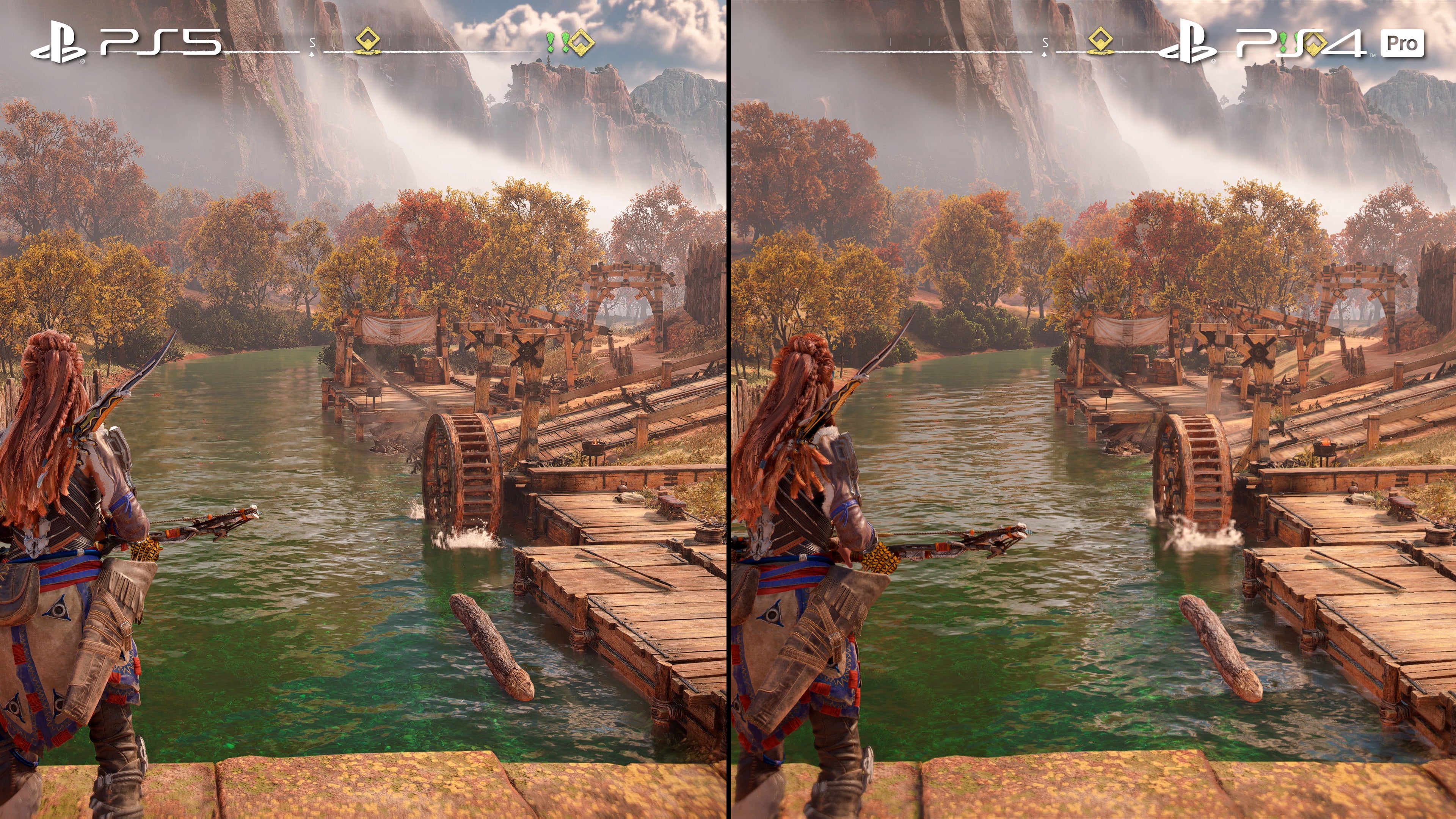 Horizon Forbidden West  how a PS5 graphics showcase scales down to PS4 - 53