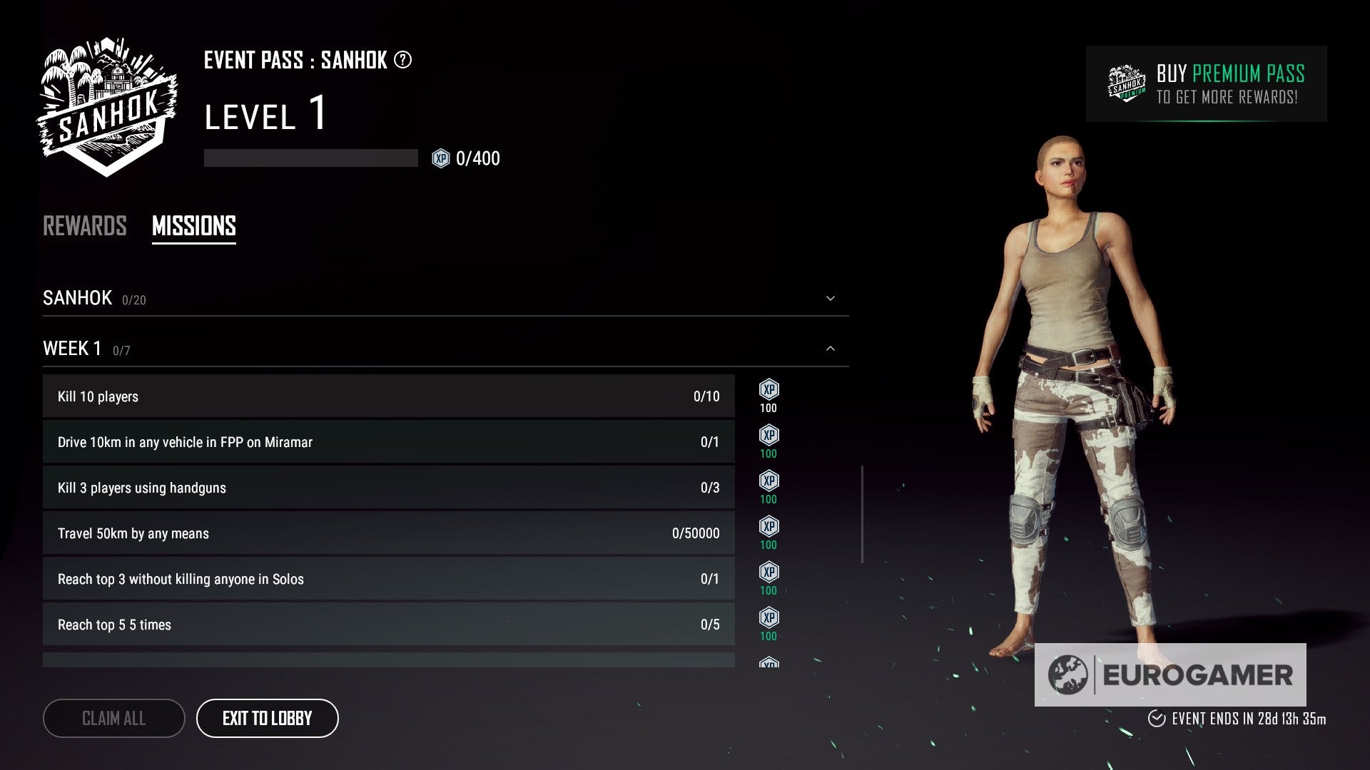PUBG Missions   Week 4 Missions list  reset time and Missions explained - 95