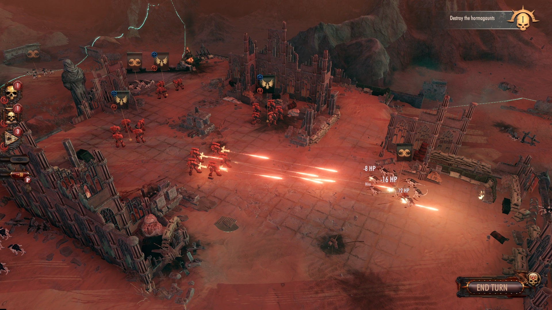 Warhammer 40 000 Battlesector is a turn based strategy game from the developer of Battlestar Galactica Deadlock - 97