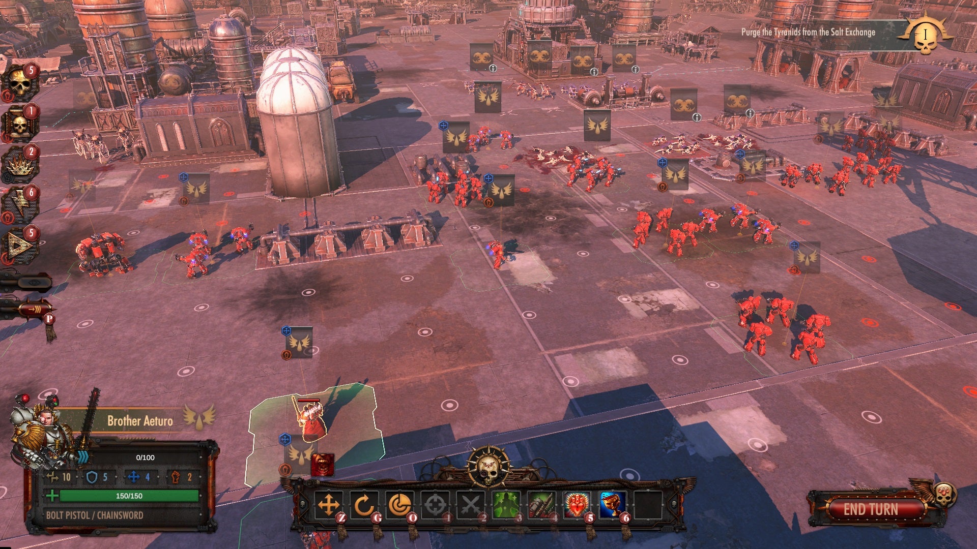 Warhammer 40 000 Battlesector is a turn based strategy game from the developer of Battlestar Galactica Deadlock - 3