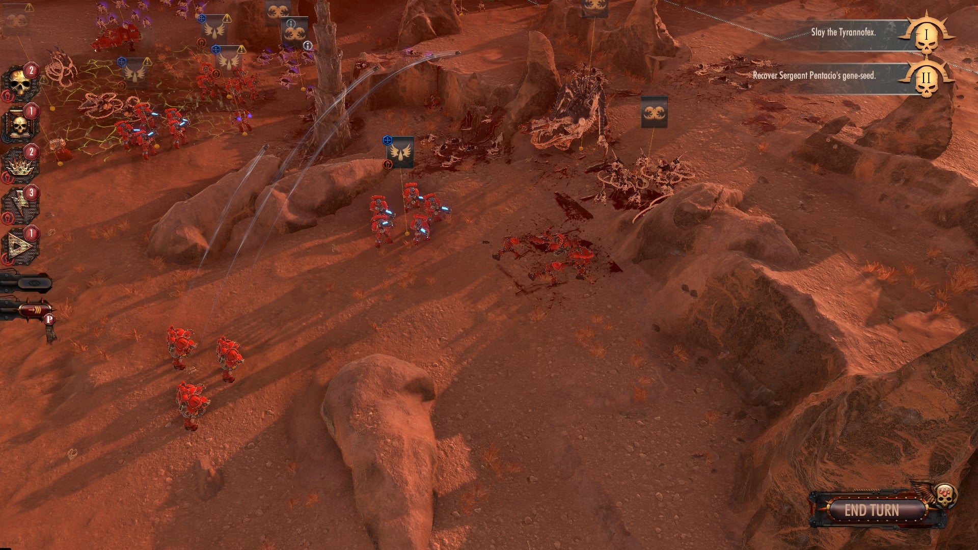 Warhammer 40 000 Battlesector is a turn based strategy game from the developer of Battlestar Galactica Deadlock - 42