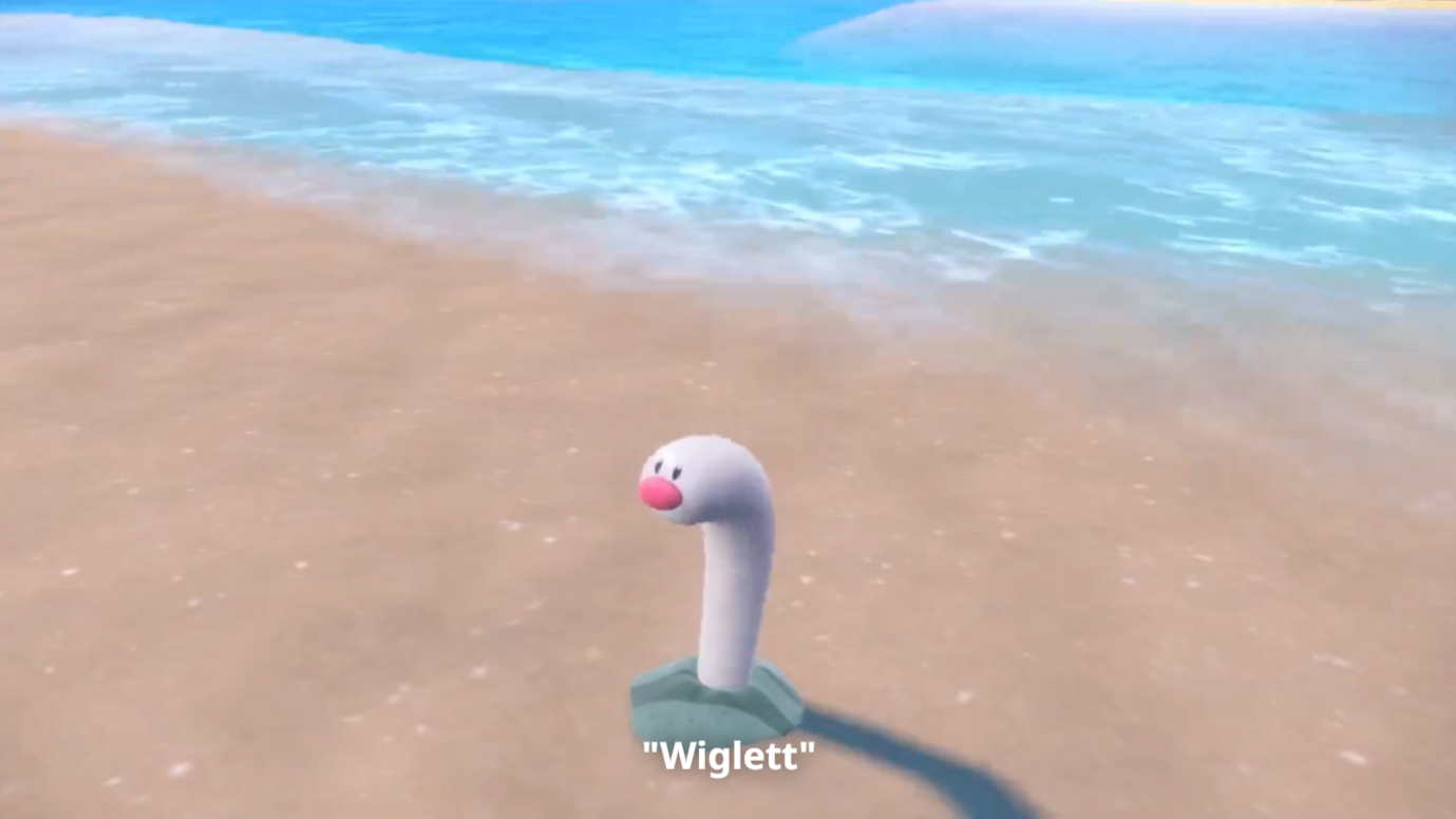 Captura de pantalla de Pokémon Wiglett