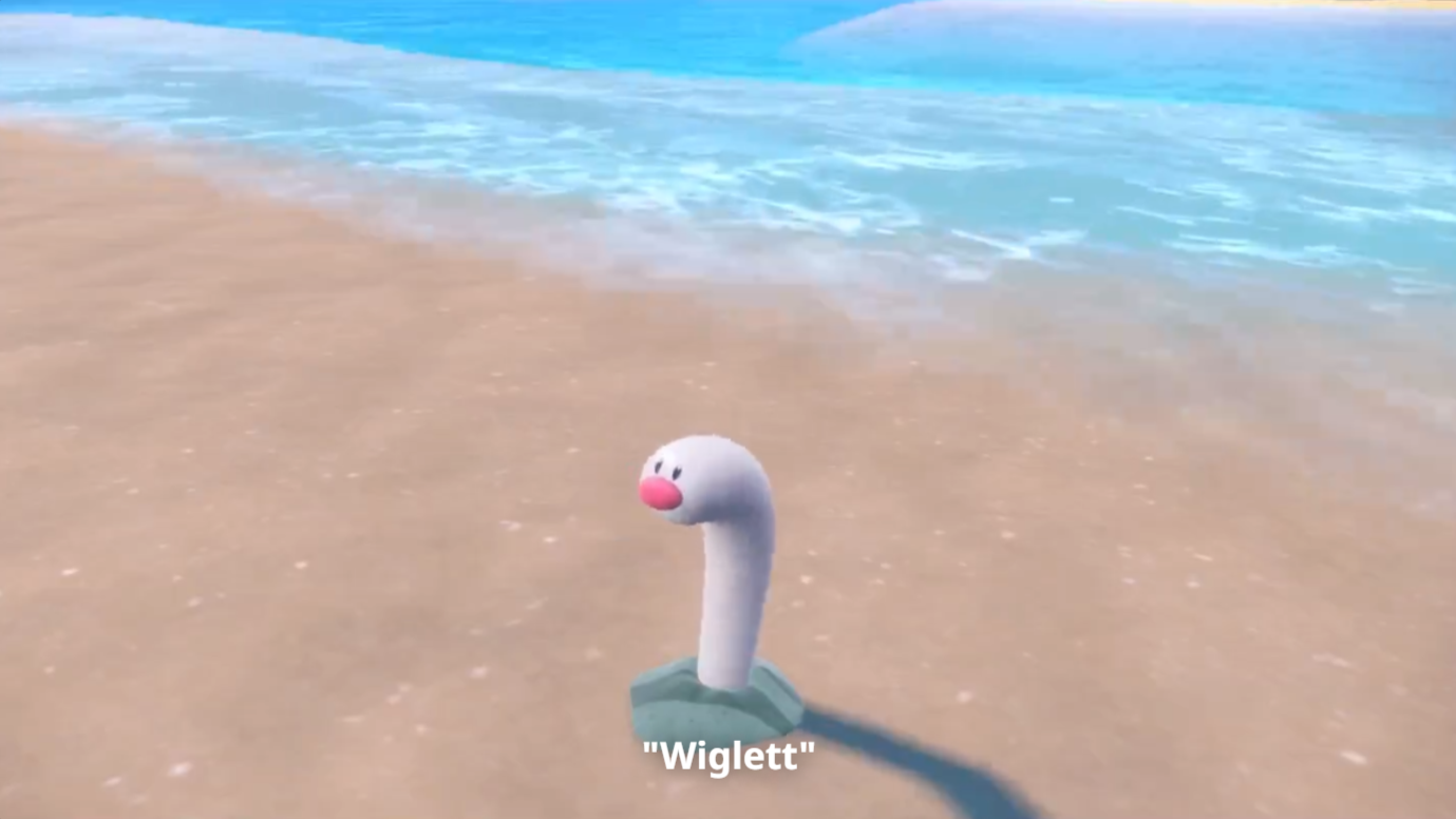 Pokémon podobný Diglettovi jménem Wiglett byl odhalen pro Scarlet and Violet