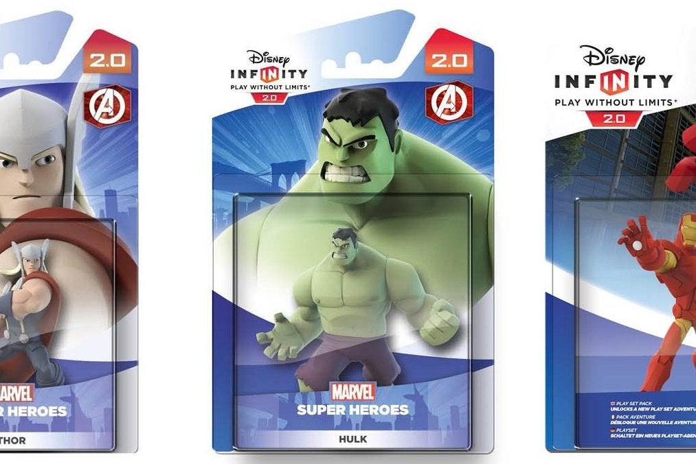 Afbeeldingen van Win Thor, The Hulk of Iron Man en Black Widow voor Disney Infinity