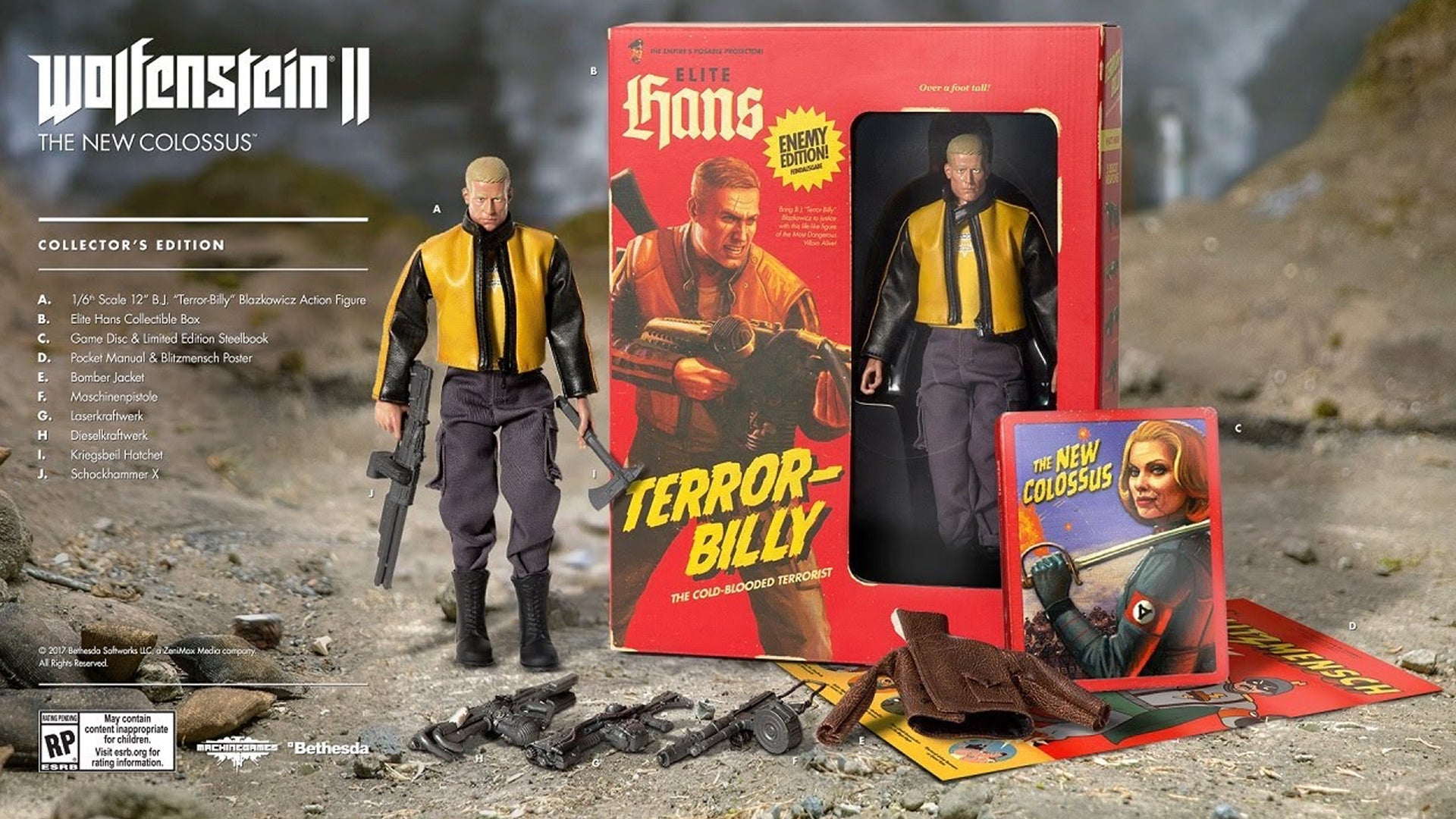Image for Jelly Deals: Wolfenstein 2's Collector's Edition reduced a week before launch