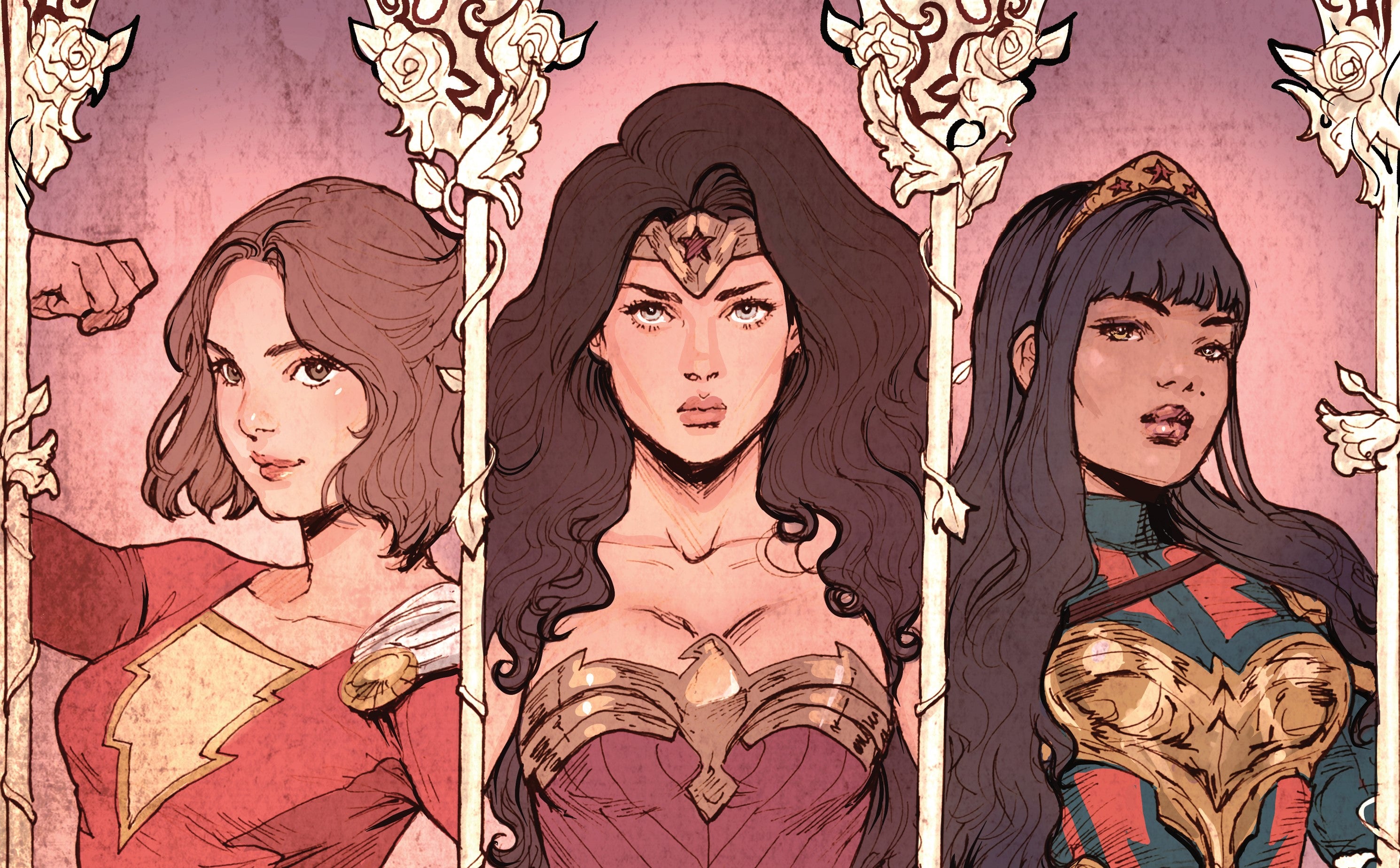 Wonder Woman, Harley Quinn, Poison Ivy, and more on DC International Women's Day covers