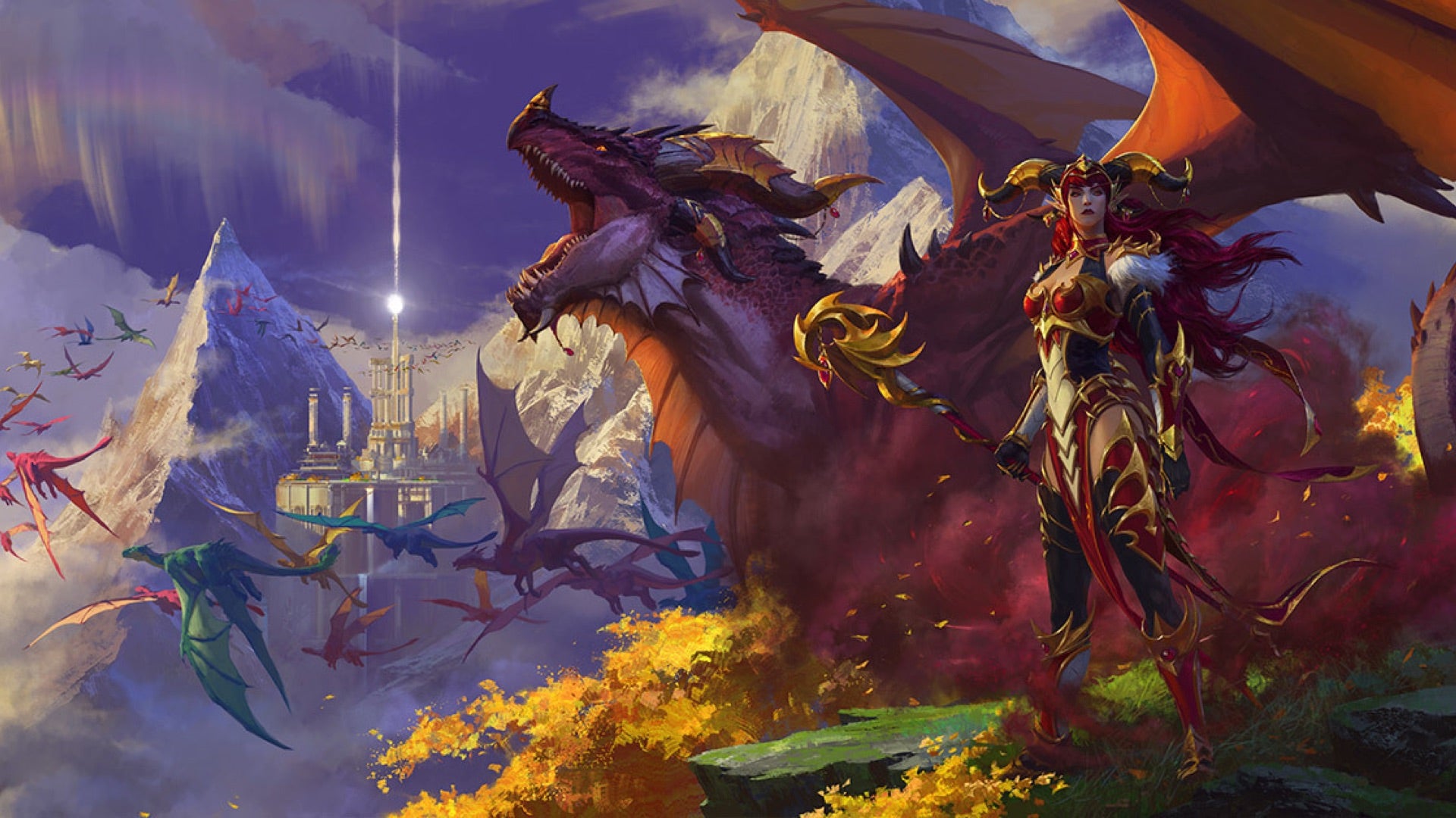 Image for World of Warcraft Dragonflight expansion heading to Dragon Isles with new race-class hybrid