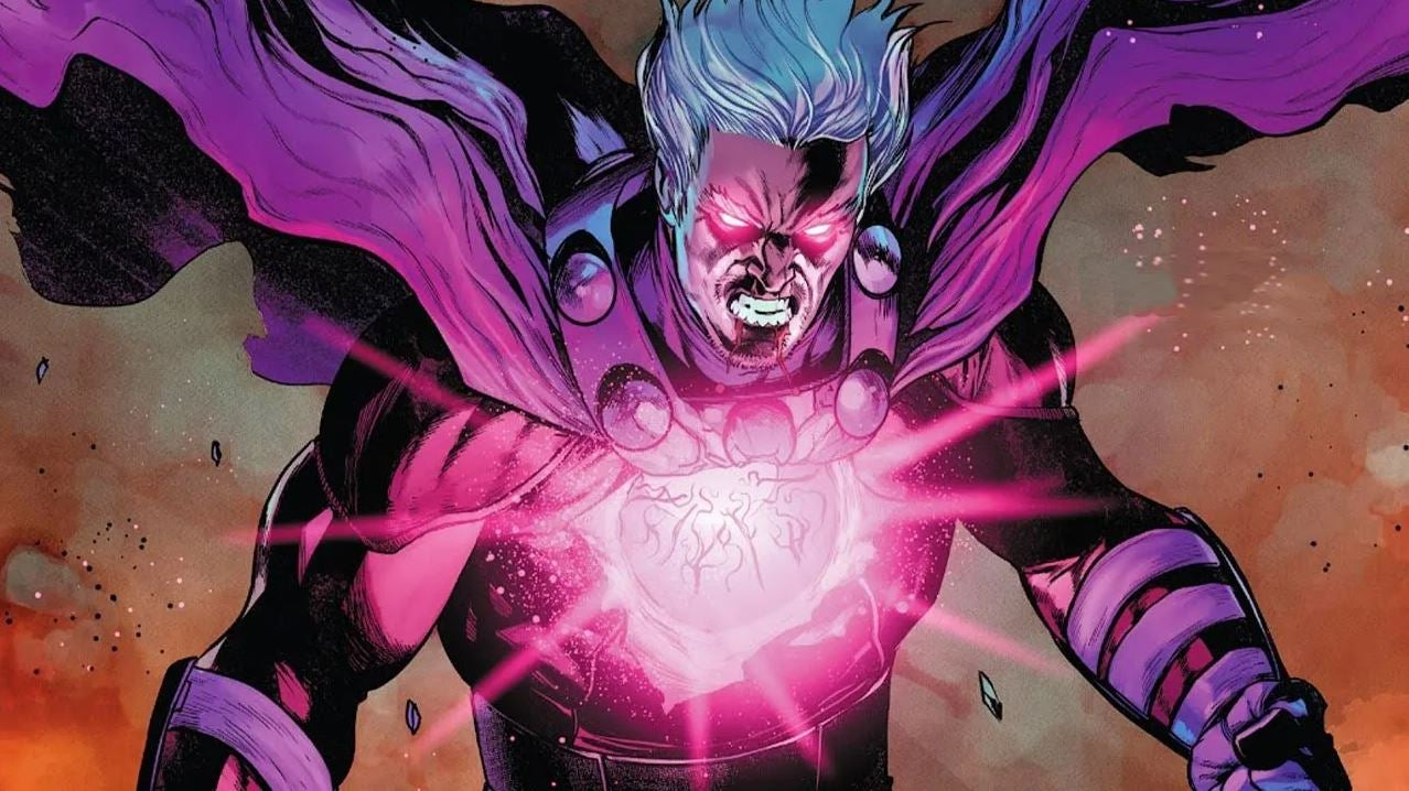 Magneto in X-Men Red #5, art by Stefano Casselli and Federico Blee