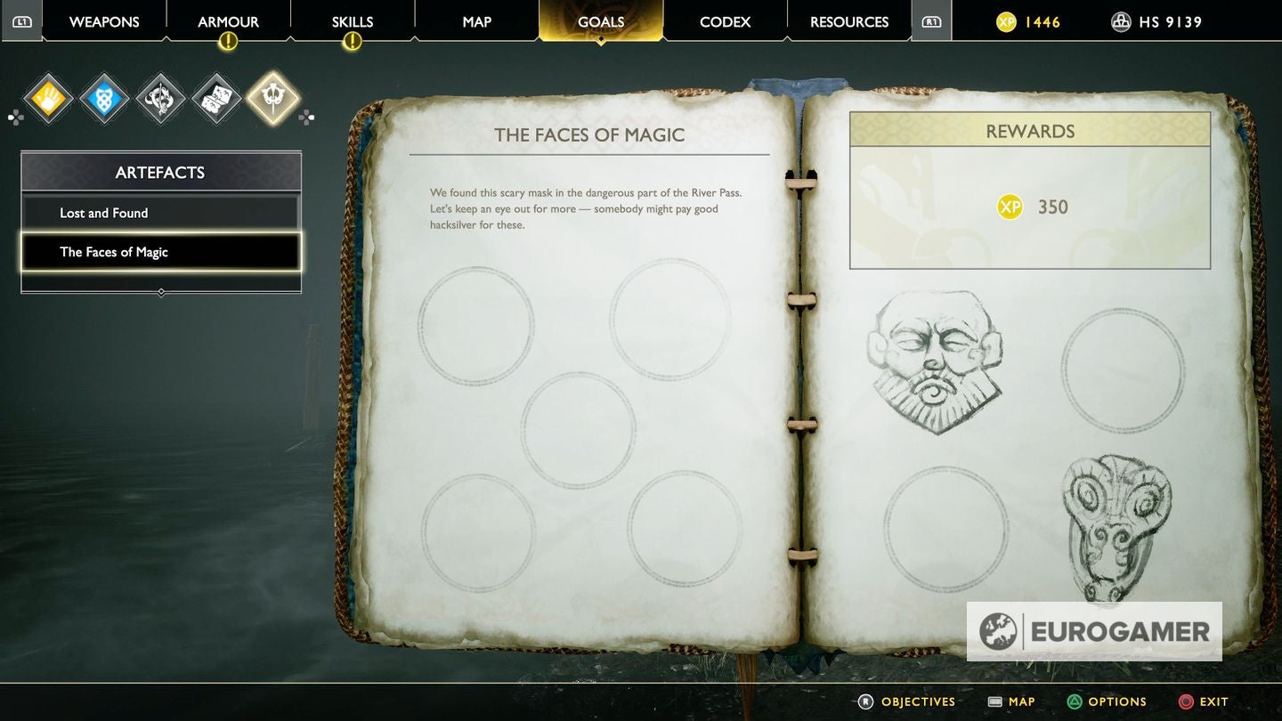 God of War Faces of Magic locations  Where to find all nine Seior Mask locations - 21