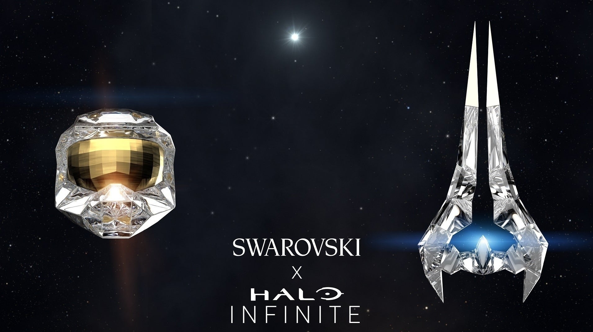 Immagine di Xbox e Swarovski celebrano i 20 anni di Halo con due epici oggetti da collezione in cristallo