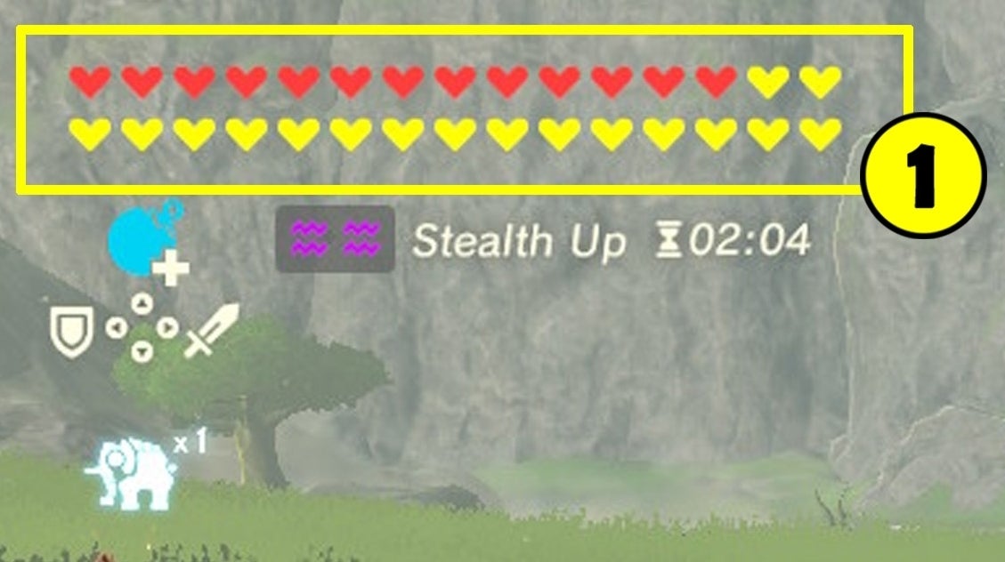 Obrazki dla Zelda: Breath of the Wild - czerwone i żółte serca: jaka jest różnica
