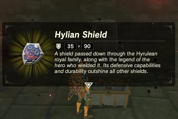 Image for Zelda: Breath of the Wild - Hylian Shield location, how to beat Stalnox for the best shield in the game