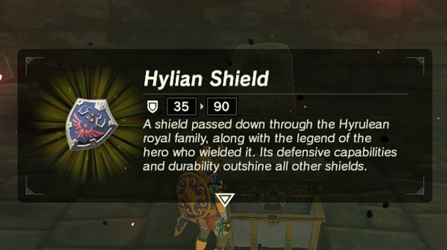 Obrazki dla Zelda: Breath of the Wild - jak zdobyć Hylian Shield: najlepsza tarcza