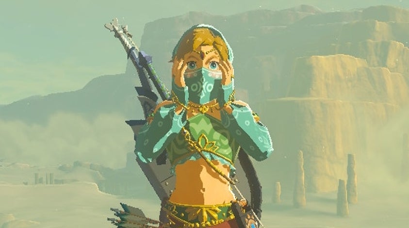 Obrazki dla Zelda: Breath of the Wild - odporność na gorąco: gdzie kupić strój Gerudo