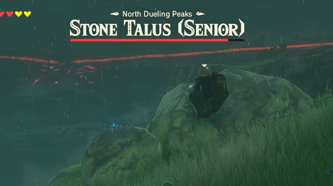 Obrazki dla Zelda: Breath of the Wild - Stone Talus: jak pokonać
