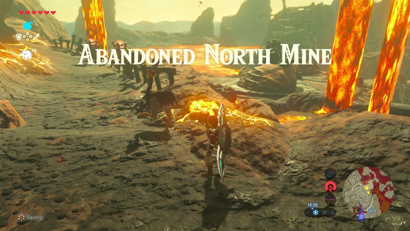 Zelda: Breath of the Wild – Abandoned North Mine, how to use the cannons to rescue Yubono and reach Bridge of Eldin with minecarts