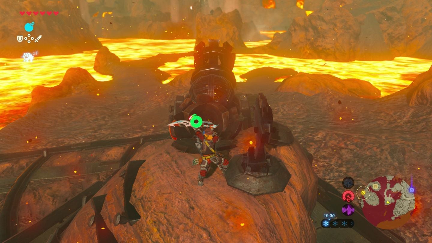 Zelda: Breath of the Wild - Abandoned North Mine, how to use the ...