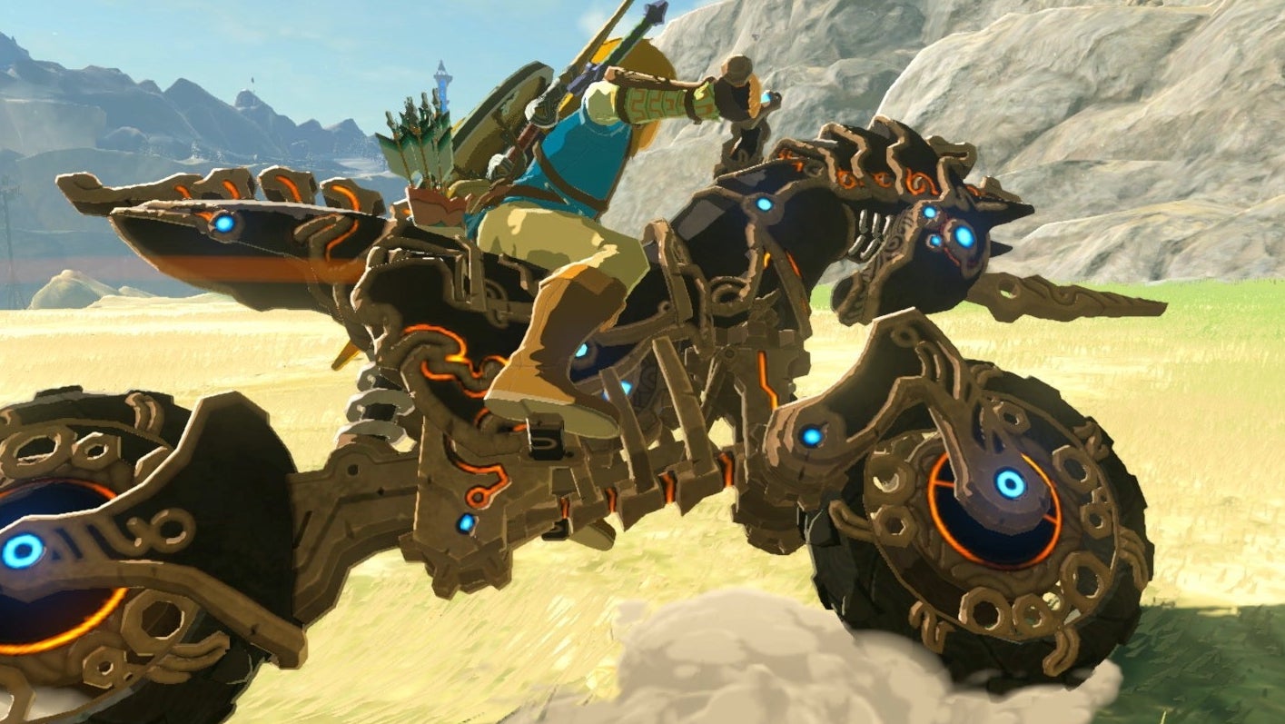 Zelda Breath of the Wild's motorbike added to Mario Kart 8 Deluxe
