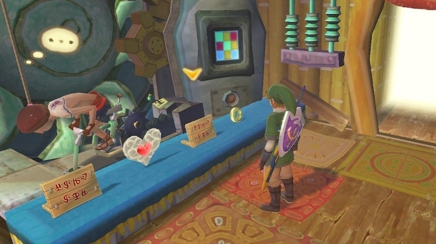 Bilder zu Zelda: Skyward Sword HD - Geheimer Händler beim Wasserfall, alle Läden und welche Waren sie verkaufen
