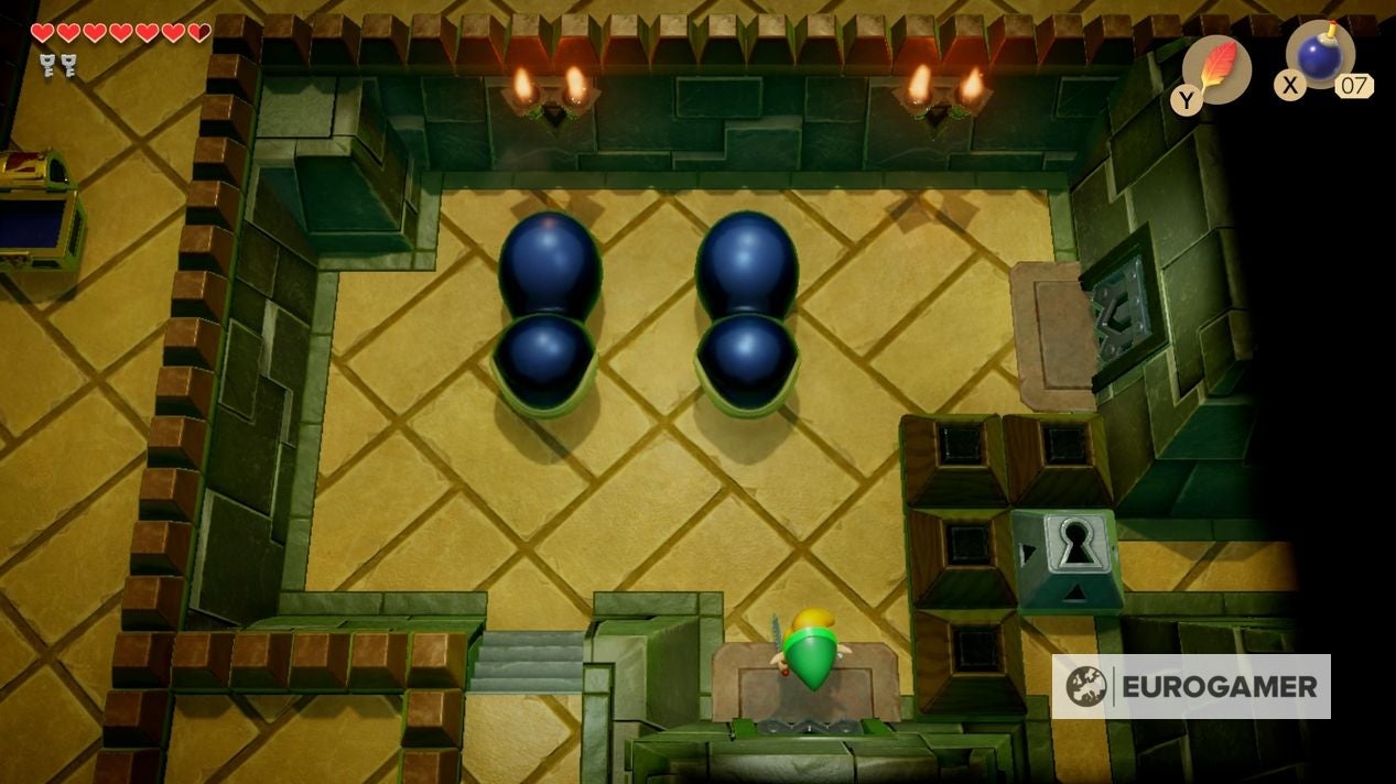 Zelda Link S Awakening Key Cavern Dungeon Explained Where To Find The Pegasus Boots Location Eurogamer Net
