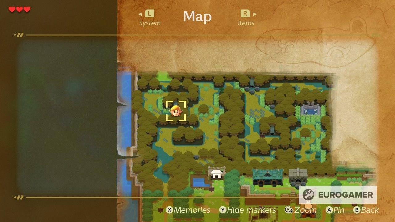 Zelda: Link's Awakening - Mysterious Forest's Tail Key location, and how to  use the Toadstool to get past the Raccoon | Eurogamer.net